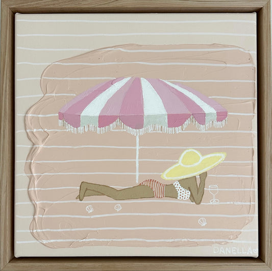 ‘In Thought - Pink’ Original Mini