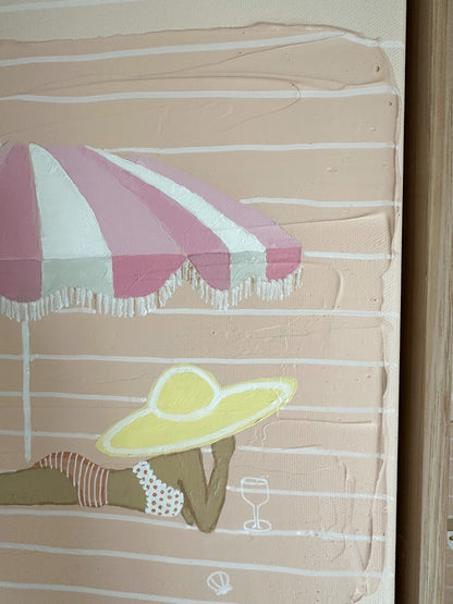 ‘In Thought - Pink’ Original Mini