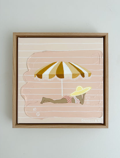‘In Thought - Mustard’ Original Mini