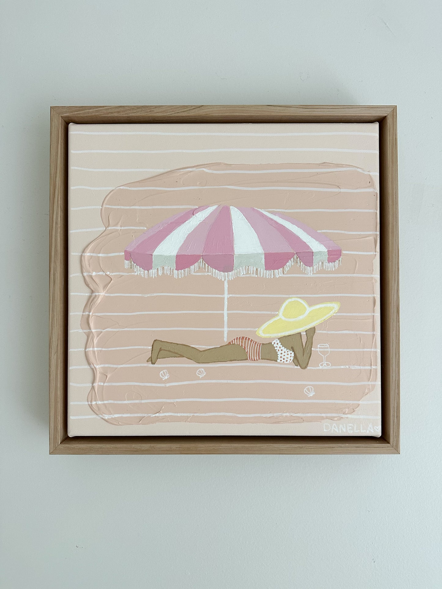 ‘In Thought - Pink’ Original Mini